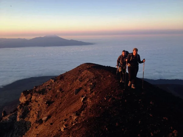 Trekking al glaciar del volcán Osorno